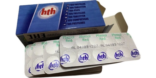 Таблетки PHENOL RED HTH для пултестера (100шт) (A590170H1)